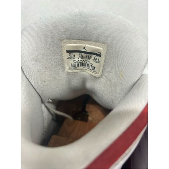 Jordan 13 Retro Men\'s Basketball Shoes Chicago White Red 414571-122 Lot Size 10.